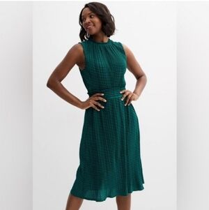 NEW Draper James Smocked Waist Sleeveless Midi Dress, Sz S